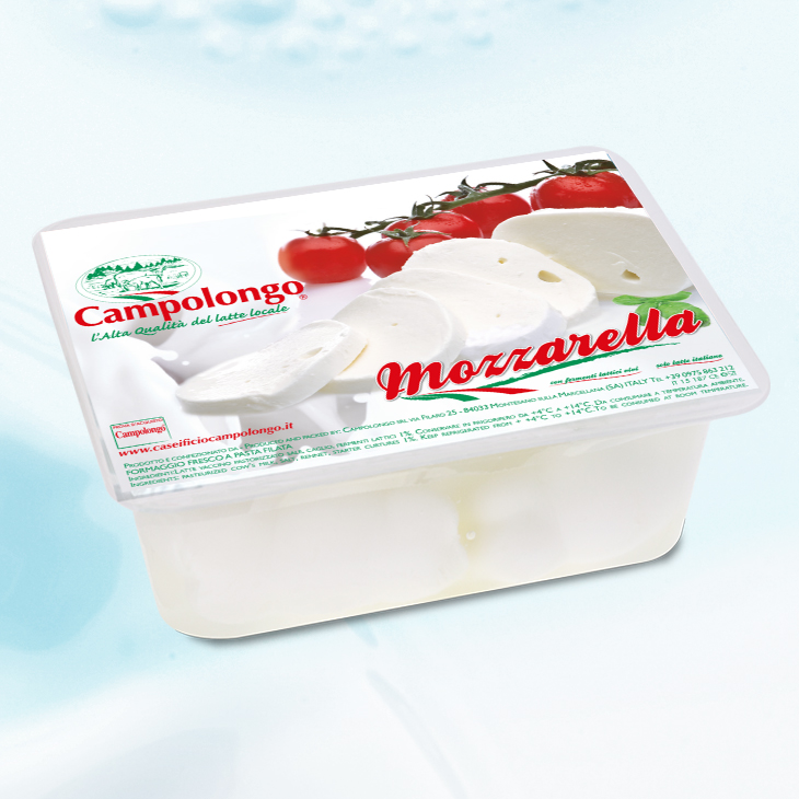 Mozzarella CampolongoCaseificio Campolongo Latte Light Senza Lattosio Digeribilita Campana Bufala Parzialmente Screato Studio Nouvelle Salerno Web Catalogo Prodotti Confezione Packaging Raccolta Punti