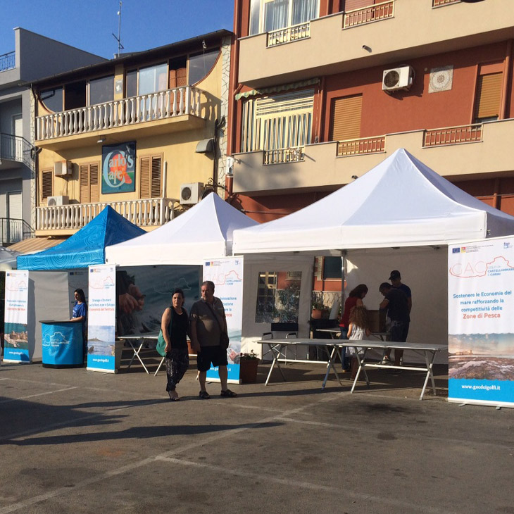 Sarde Piazza Gac Castellammare E Carini Due Golfi Studio Nouvelle Sagra Feste Salerno Sicilia