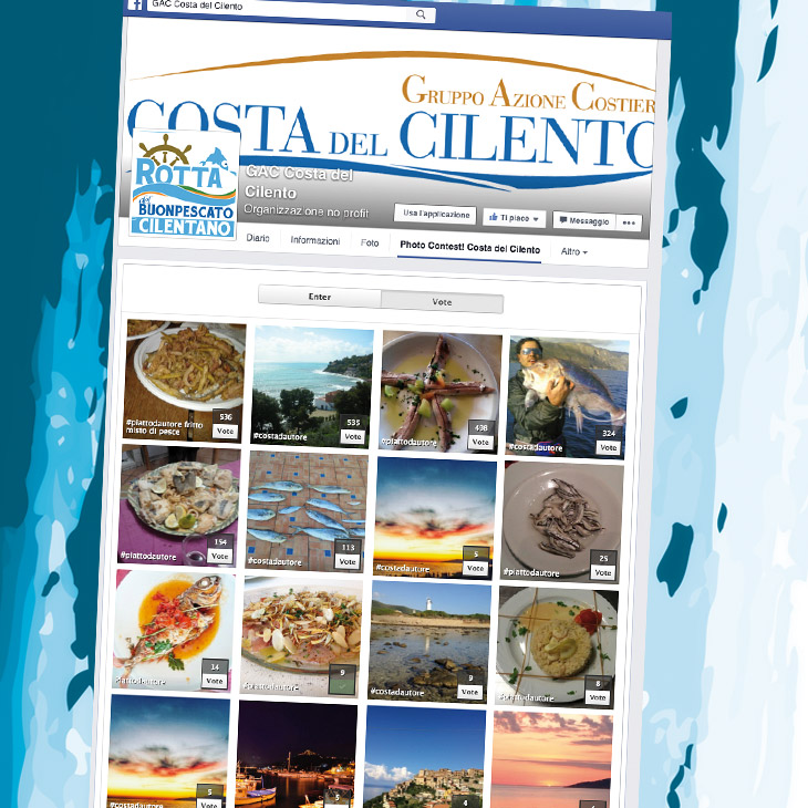 Social Web GAC Cilento BuonPescato Cilentano Studio Nouvelle Salerno Rotta Tour Ricette Cilentane Libro Specie Ittiche Comuni Cilentani Prodotti Tipici Triglia Licosa Alici Di Menaica